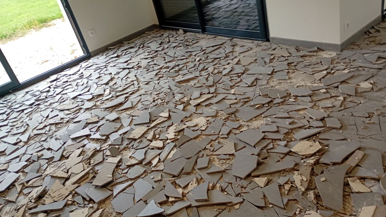 Dépose de carrelage